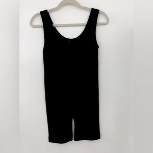 Black Seamless Onesie Romper NWOT M
